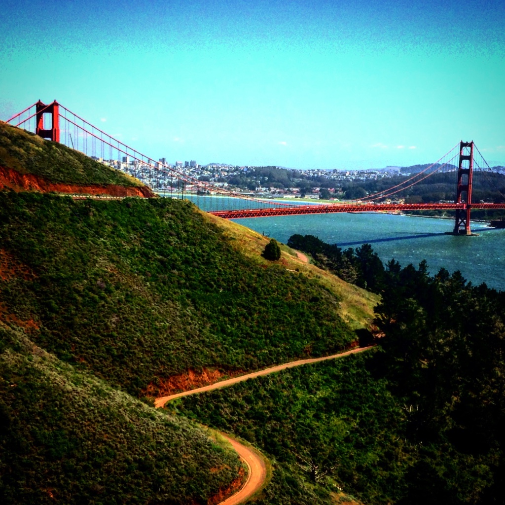 The Golden Gate bridge where I live in San Francisco